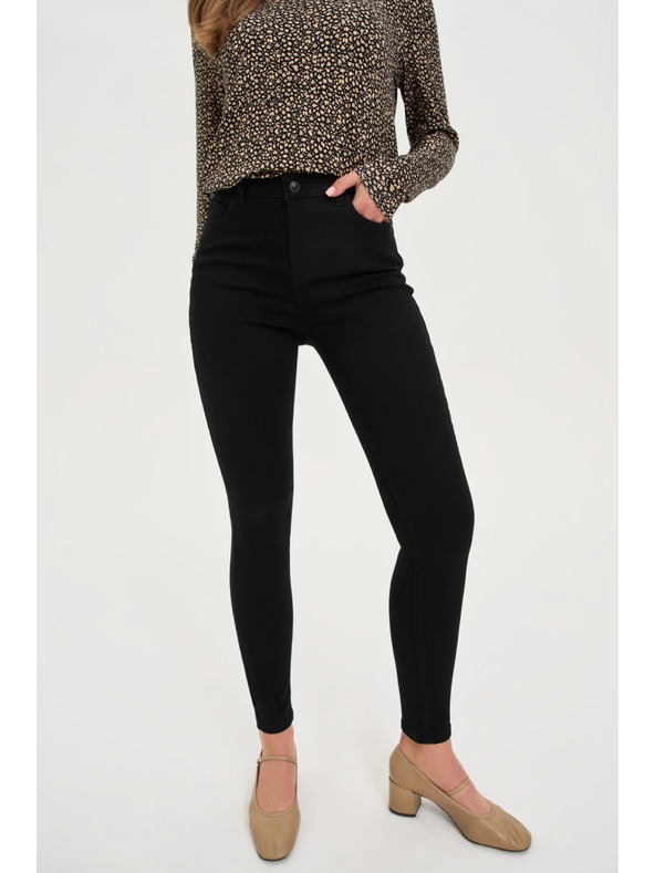 Moodo Úzké džíny černé Moodo