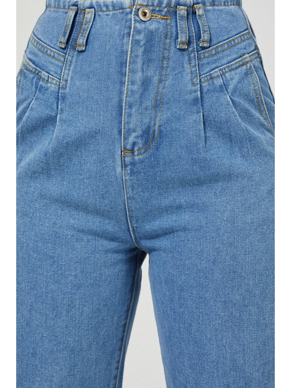 Moodo Džíny slouchy s vysokým pasem Moodo