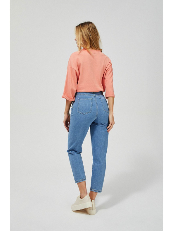 Moodo Džíny slouchy s vysokým pasem Moodo