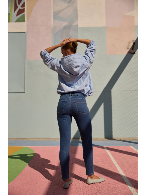 Moodo Úzké džíny modré Moodo