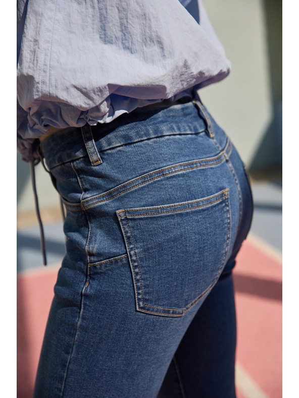 Moodo Úzké džíny modré Moodo