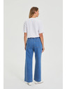 Moodo Džíny se širokými nohavicemi modré Moodo