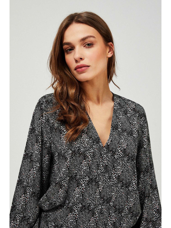 Moodo Košile s hlubokým výstřihem Moodo