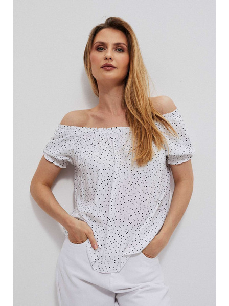 Moodo Bílá halenka ve stylu Spanish Moodo