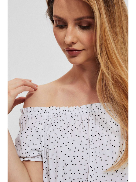 Moodo Bílá halenka ve stylu Spanish Moodo