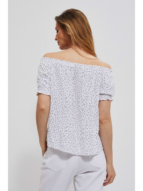 Moodo Bílá halenka ve stylu Spanish Moodo