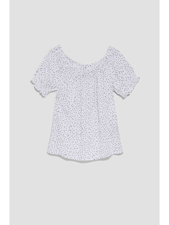 Moodo Bílá halenka ve stylu Spanish Moodo