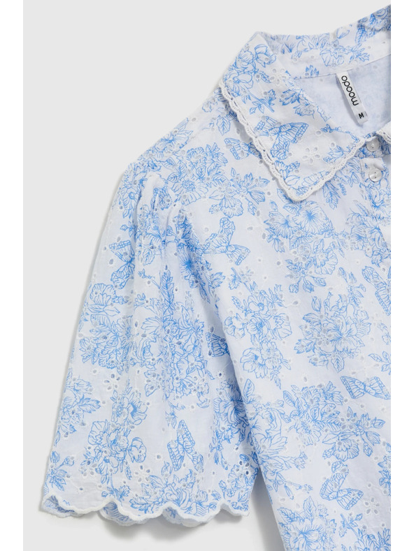 Moodo Bavlněná halenka bílá Moodo