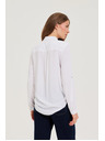 Moodo Bílá viskózová košile Moodo