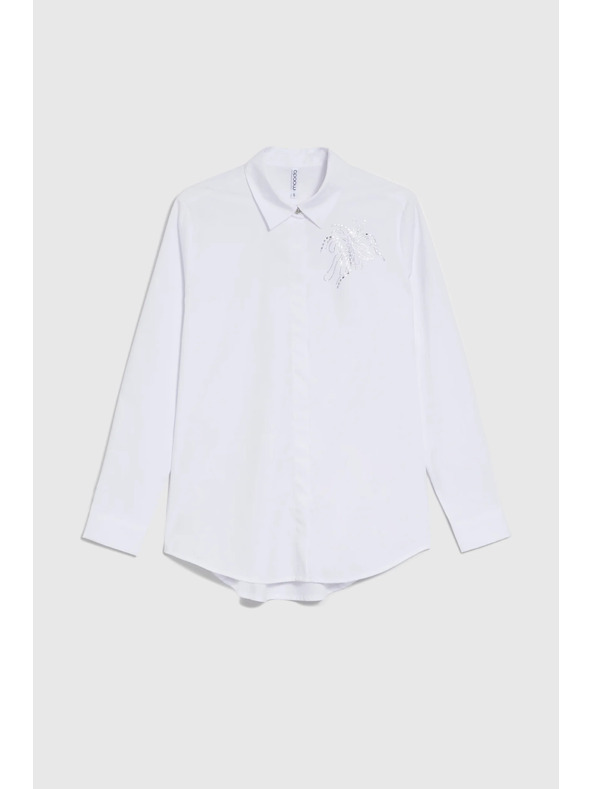 Moodo Bílá košile s límcem Moodo