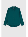 Moodo Zelená viskózová košile Moodo