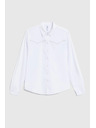 Moodo Hladká košile bílá Moodo