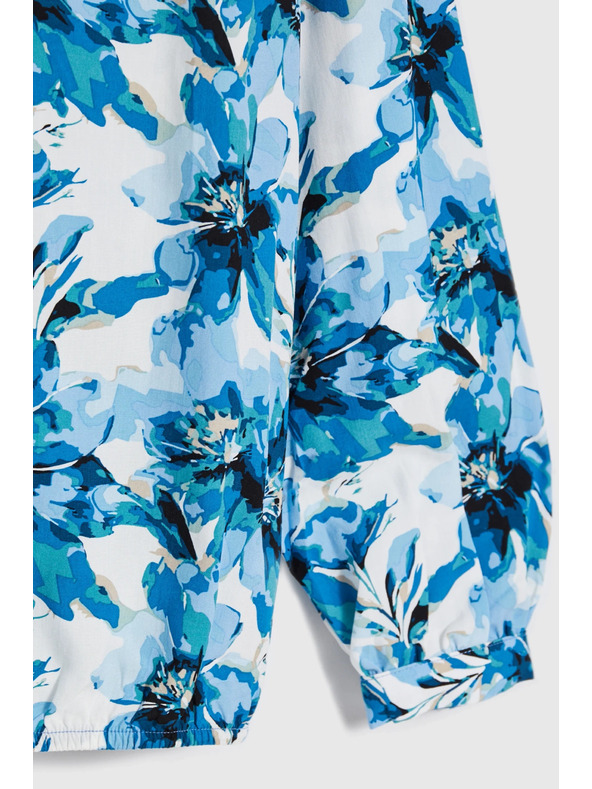 Moodo Vzorovaná košile modrá Moodo