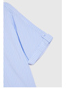 Moodo Světle modrá pruhovaná košile Moodo