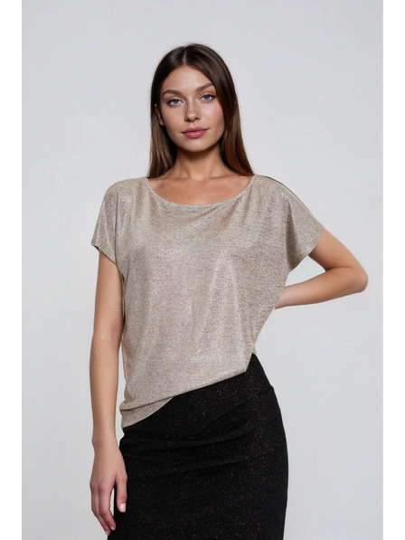 Moodo Lesklý top stříbrný Moodo