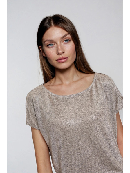 Moodo Lesklý top stříbrný Moodo