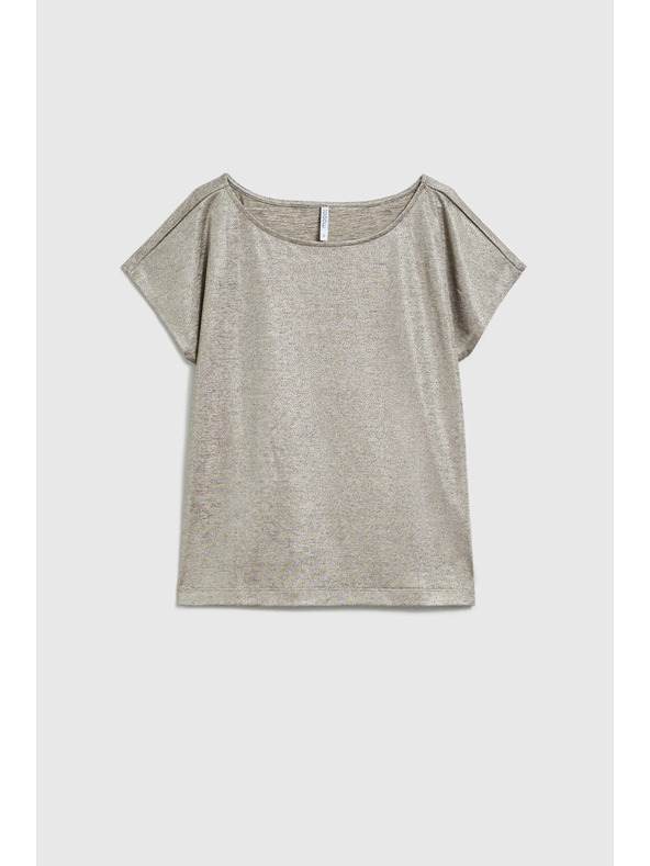 Moodo Lesklý top stříbrný Moodo