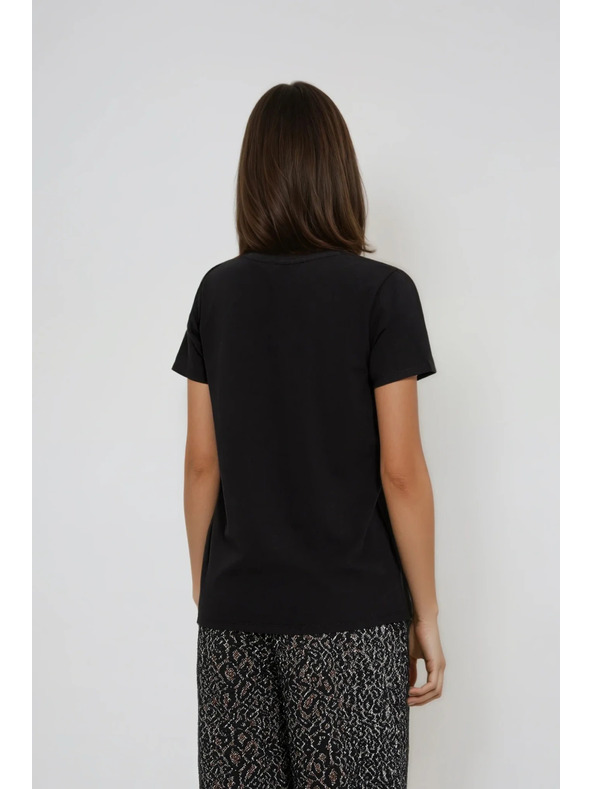 Moodo Halenka s potiskem černá Moodo