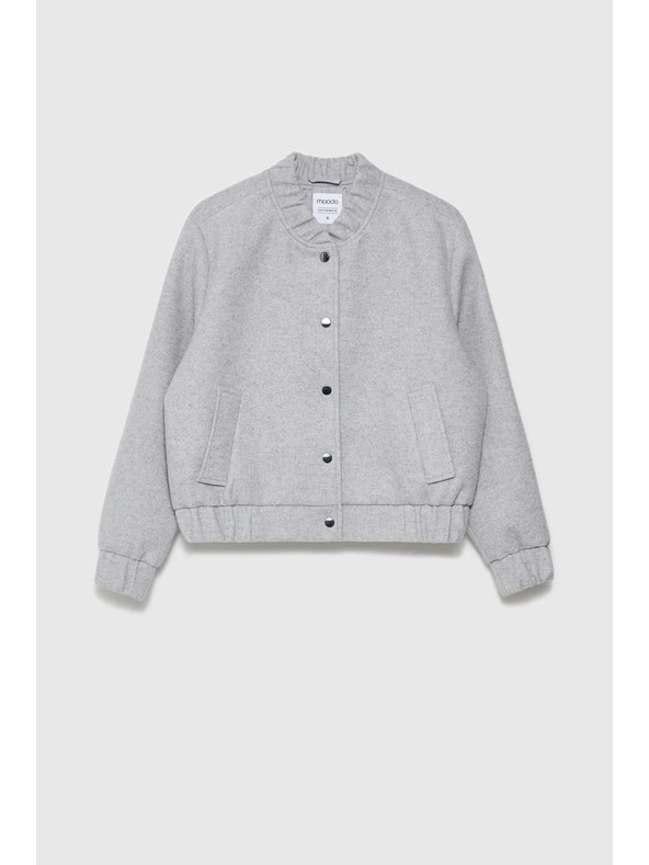 Moodo Šedá bomber bunda Moodo