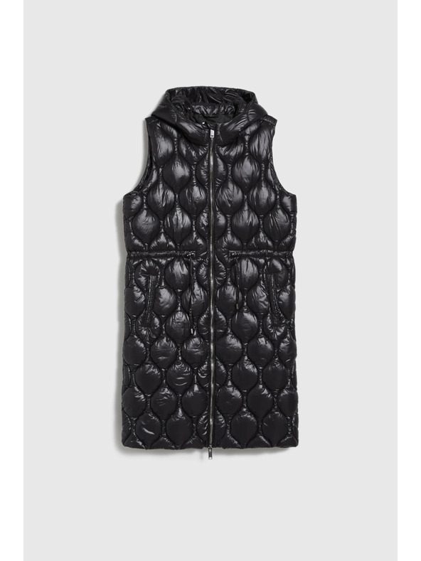Moodo Prošívaná vesta černá Moodo