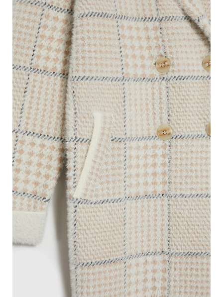 Moodo Kabát kostka béžový Moodo