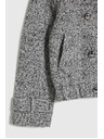Moodo Krátký černobílý kabát Moodo