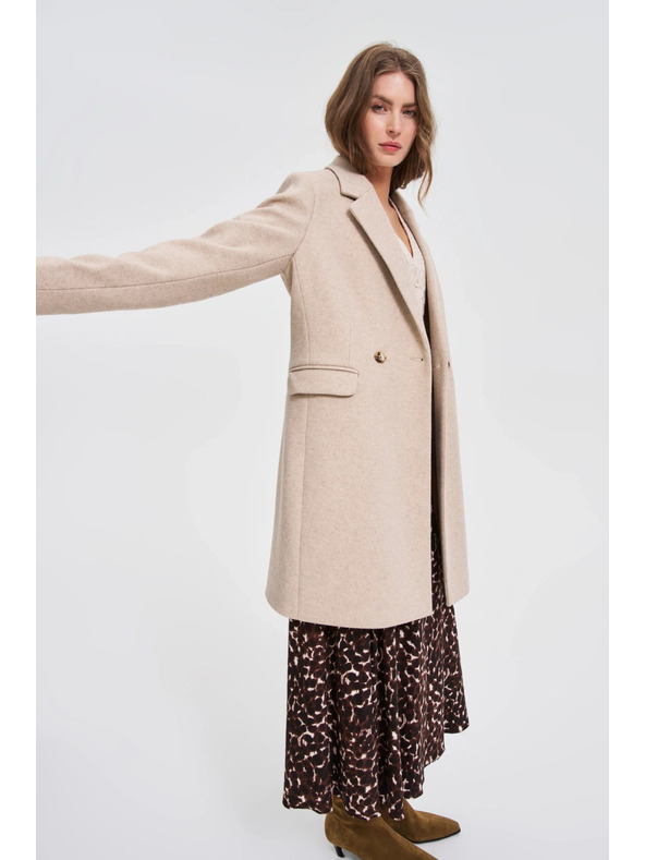 Moodo Kabát béžový Moodo