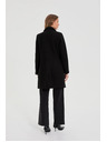 Moodo Dvojřadový kabát černý Moodo