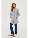 Moodo Krátký šedý kabát Moodo