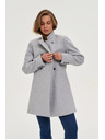 Moodo Krátký šedý kabát Moodo