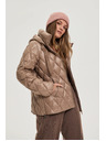 Moodo Prošívaná bunda béžová Moodo