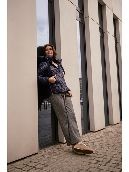 Moodo Prošívaná bunda tmavě modrá Moodo