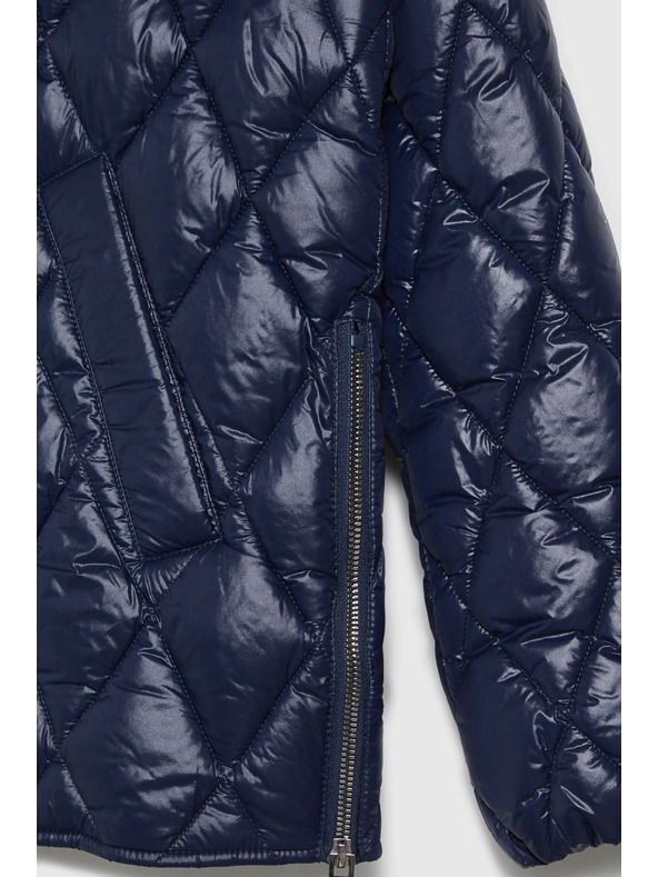 Moodo Prošívaná bunda tmavě modrá Moodo