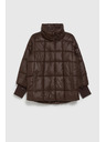 Moodo Prošívaná bunda hnědá Moodo