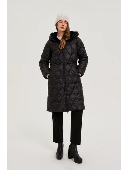 Moodo Bunda s kapucí černá Moodo