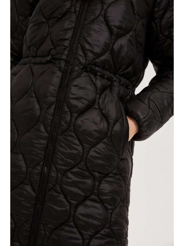 Moodo Bunda s kapucí černá Moodo