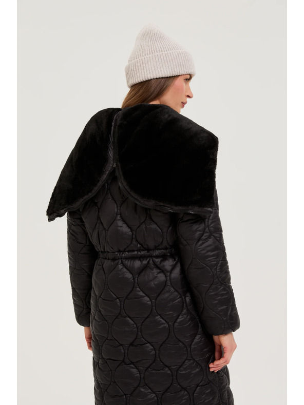 Moodo Bunda s kapucí černá Moodo