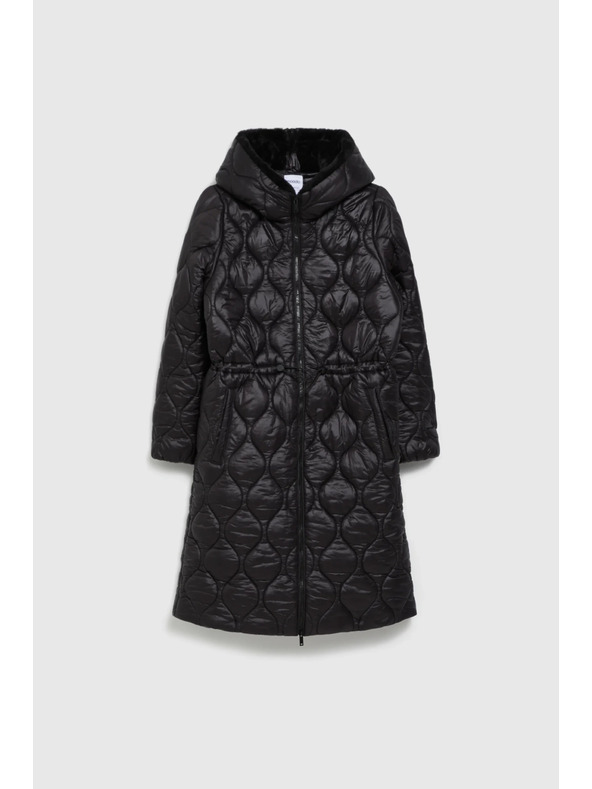 Moodo Bunda s kapucí černá Moodo