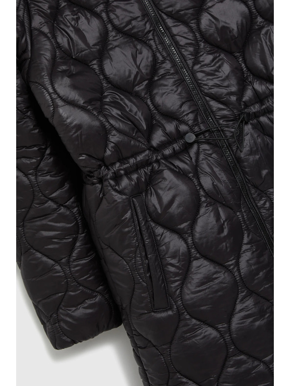 Moodo Bunda s kapucí černá Moodo