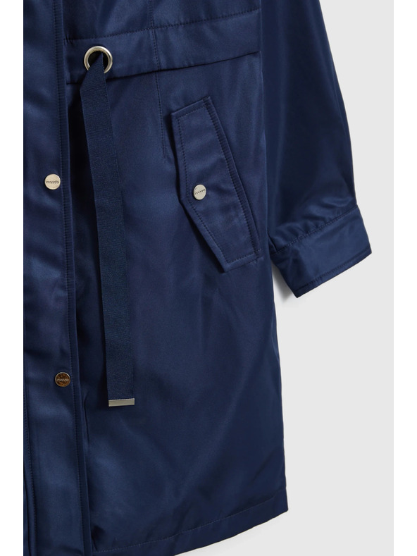 Moodo Tmavě modrá bunda parka Moodo