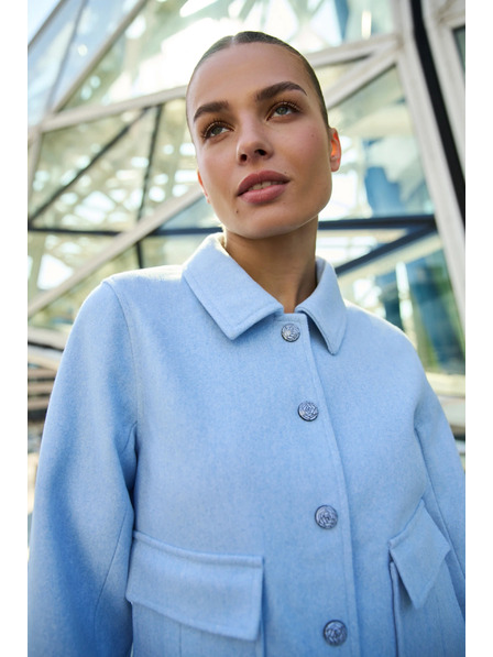 Moodo Krátká bunda světle modrá Moodo