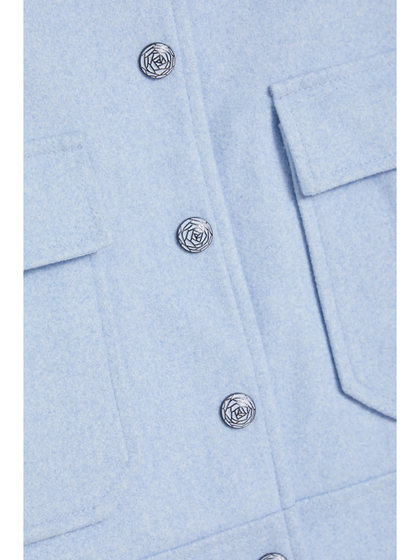 Moodo Krátká bunda světle modrá Moodo