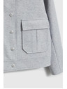 Moodo Krátká bunda šedá Moodo