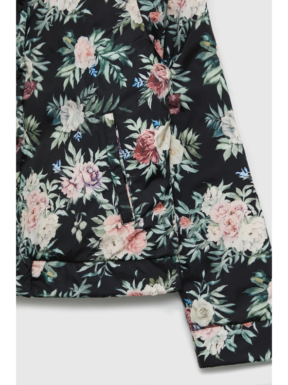 Moodo Oboustranná prošívaná olivová bunda Moodo