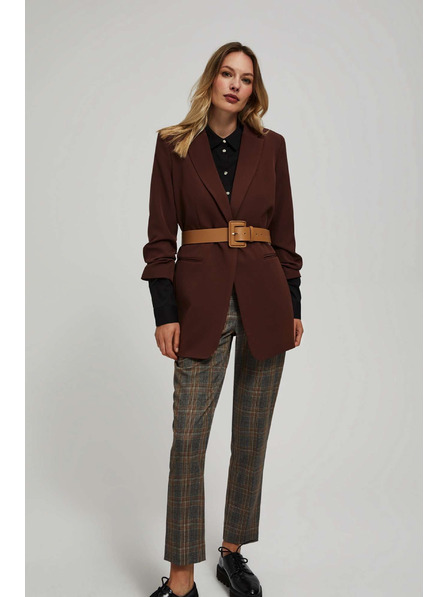 Moodo Tmavě béžový široký pásek Moodo