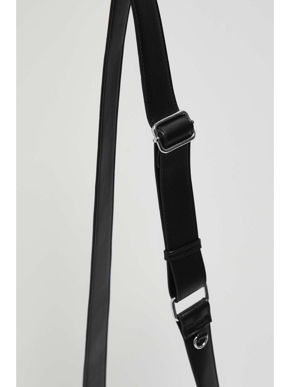 Moodo Černá taška přes rameno se zipem Moodo