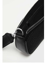 Moodo Černá taška přes rameno se zipem Moodo