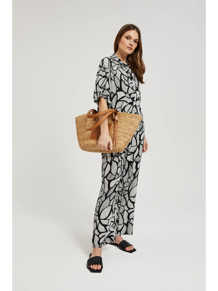 Moodo Velká taška přes rameno hnědá Moodo