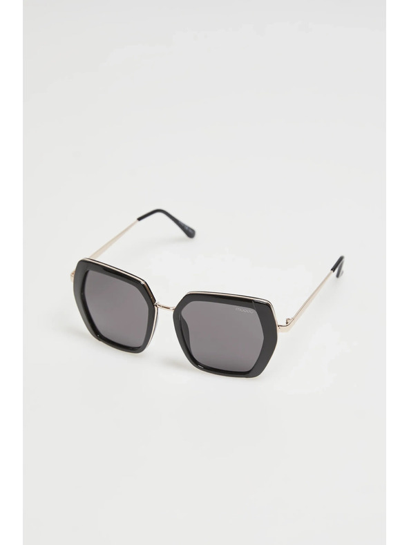 Moodo Velké geometrické brýle černé Moodo