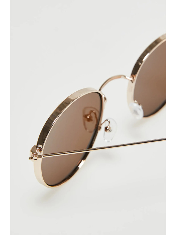 Moodo Brýle s kovovými obrubami hnědé Moodo